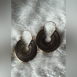 Gold Geometric Shaped Earrings